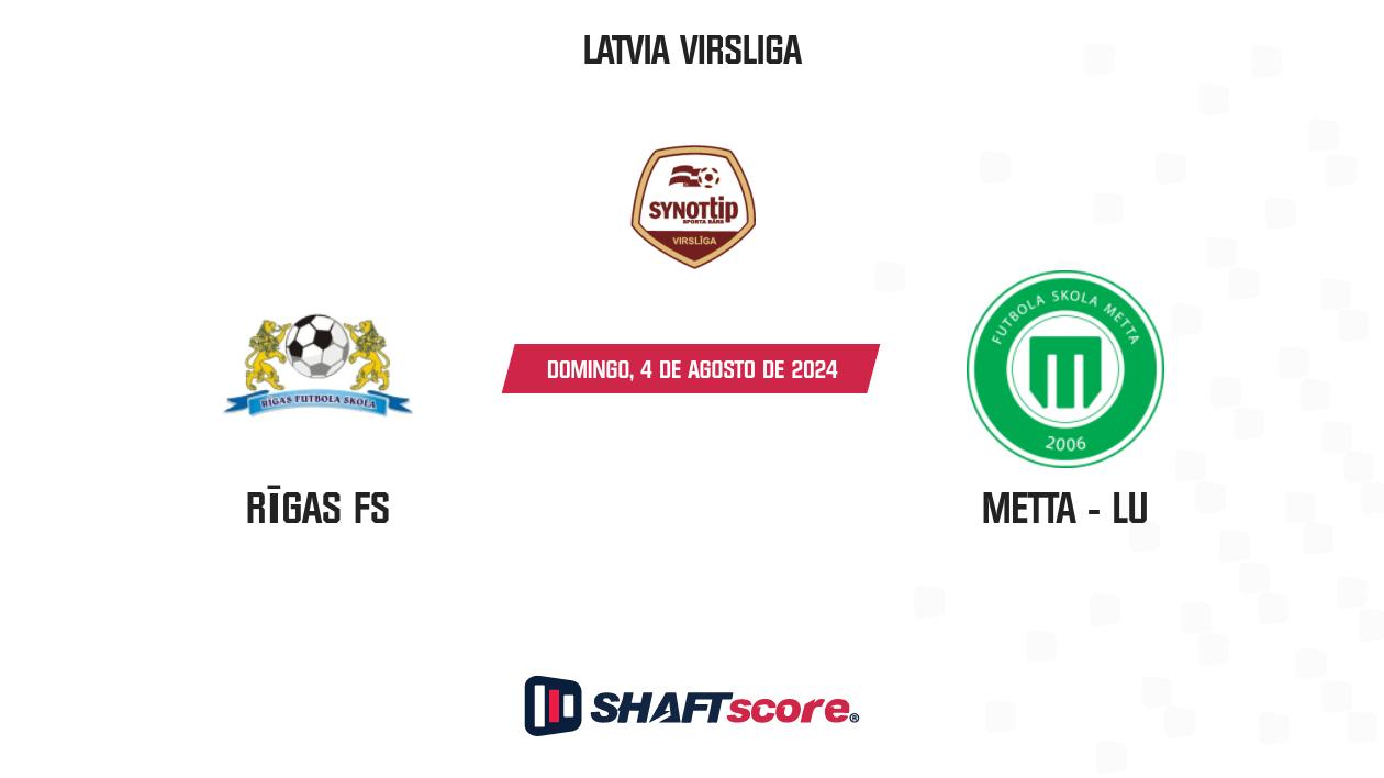 Palpite: Rīgas FS vs Metta - LU