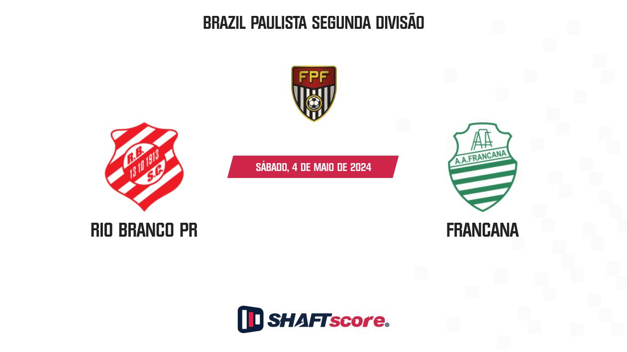 Palpite: Rio Branco PR vs Francana