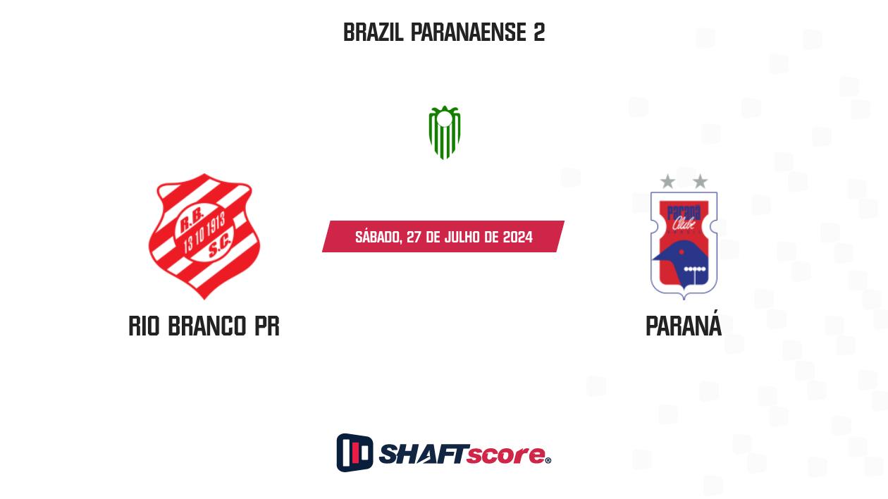 Palpite: Rio Branco PR vs Paraná