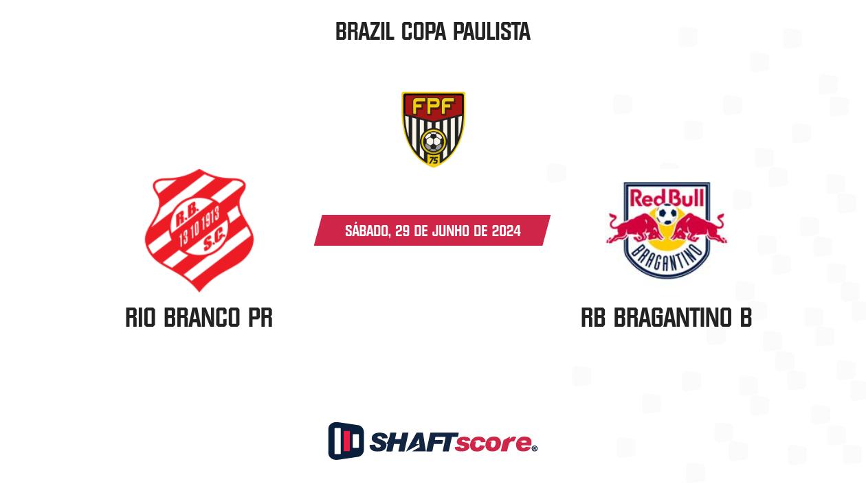 Palpite: Rio Branco PR vs RB Bragantino B