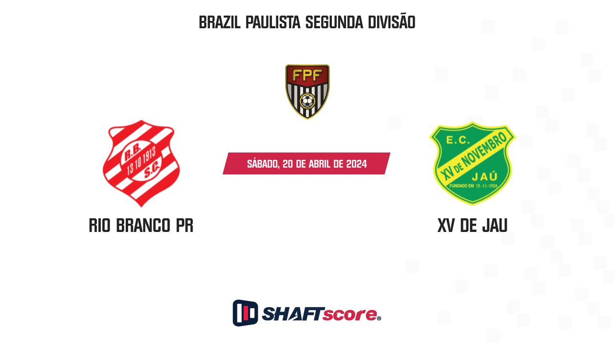 Palpite: Rio Branco PR vs XV de Jau