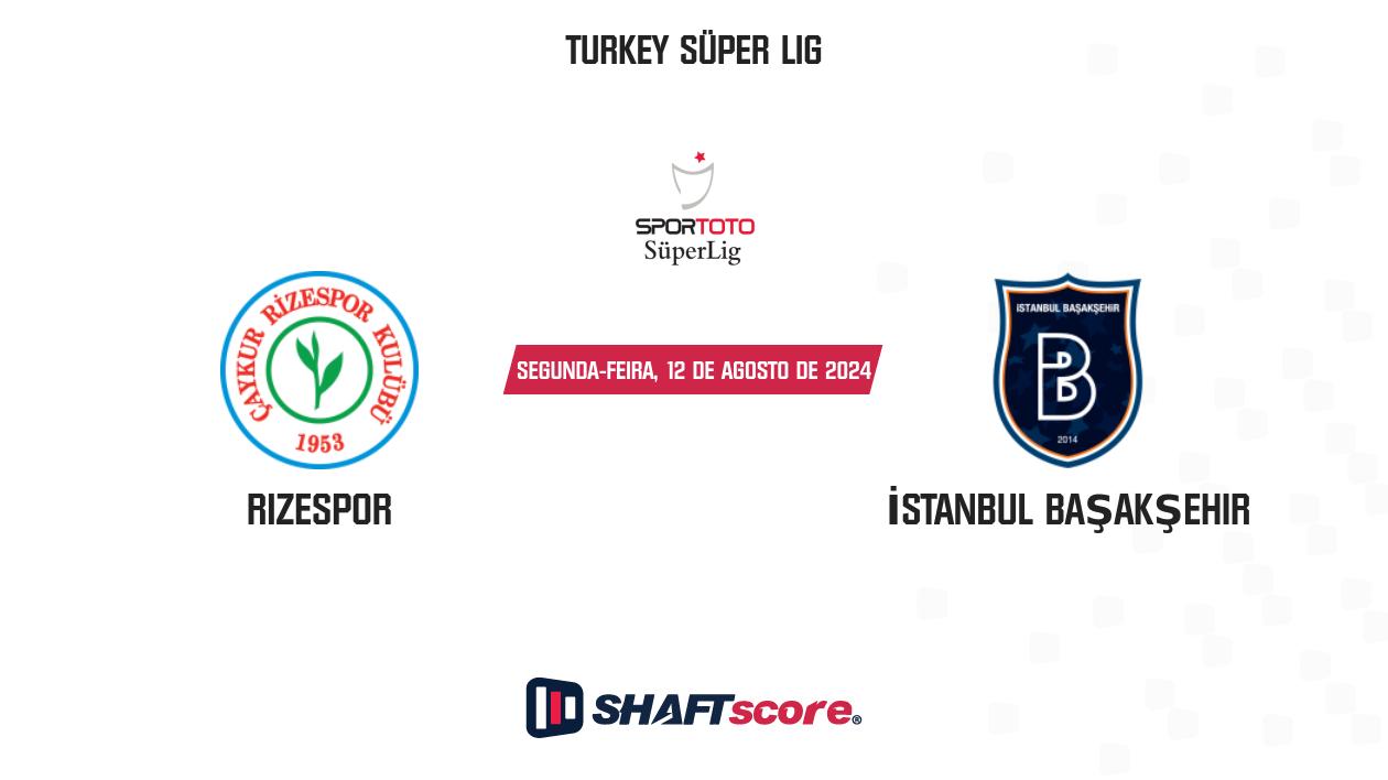 Palpite: Rizespor vs İstanbul Başakşehir