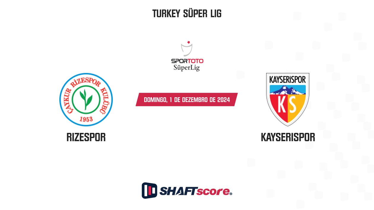 Palpite: Rizespor vs Kayserispor