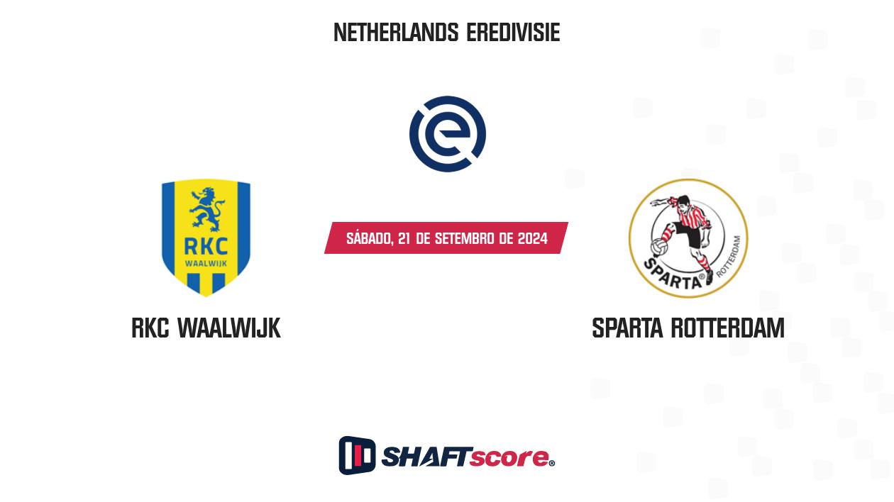 Palpite: RKC Waalwijk vs Sparta Rotterdam