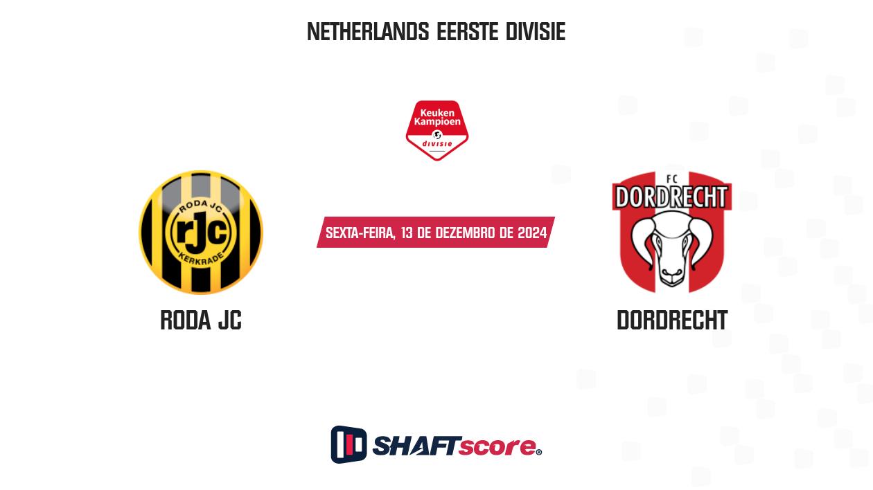 Palpite: Roda JC vs Dordrecht