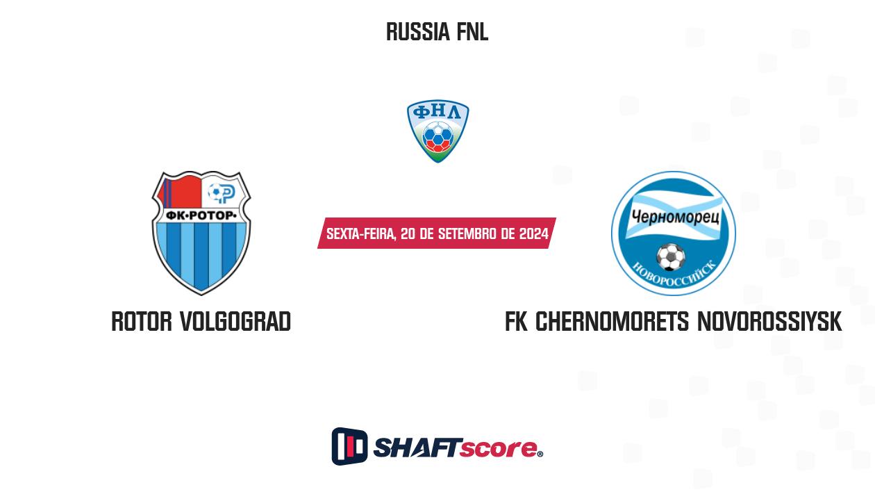 Palpite: Rotor Volgograd vs FK Chernomorets Novorossiysk