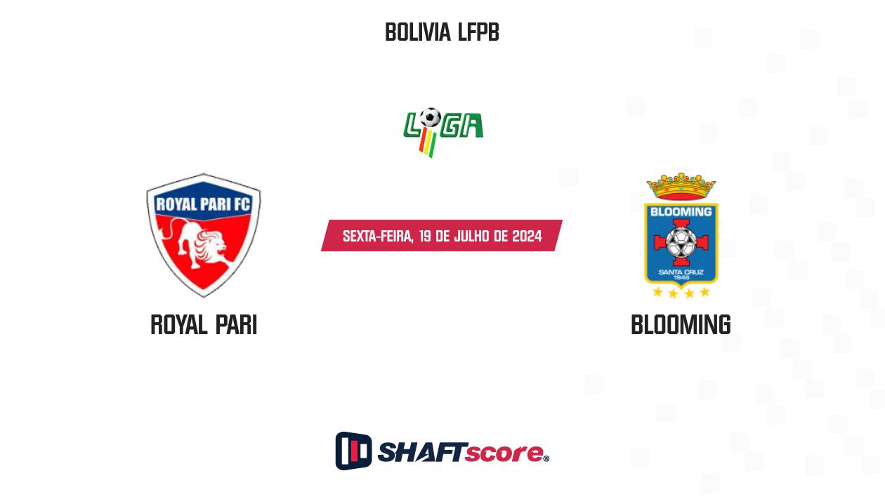 Palpite: Royal Pari vs Blooming