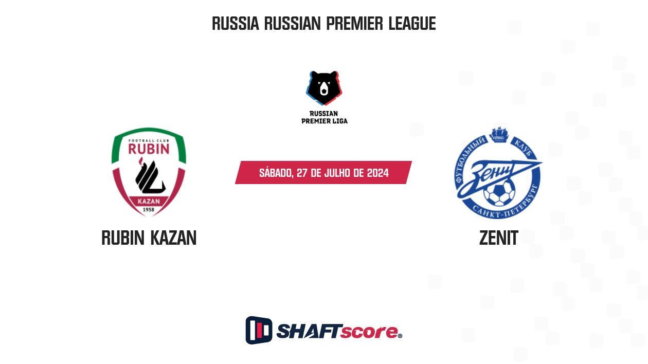 Palpite: Rubin Kazan vs Zenit