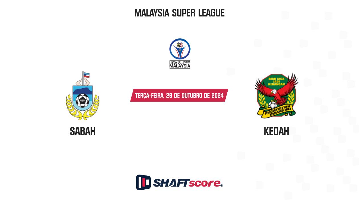 Palpite: Sabah vs Kedah