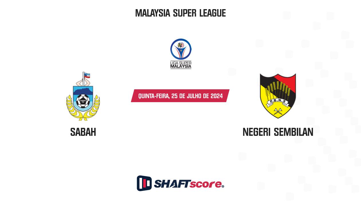 Palpite: Sabah vs Negeri Sembilan