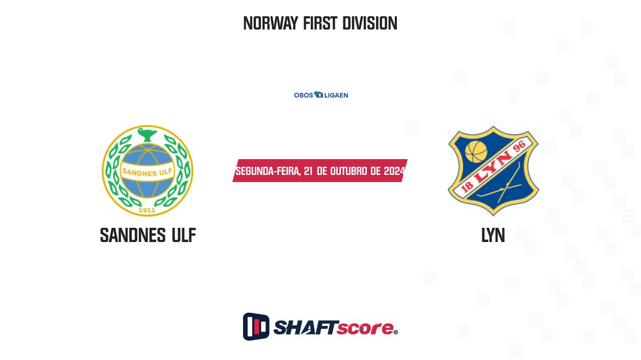 Palpite: Sandnes Ulf vs Lyn