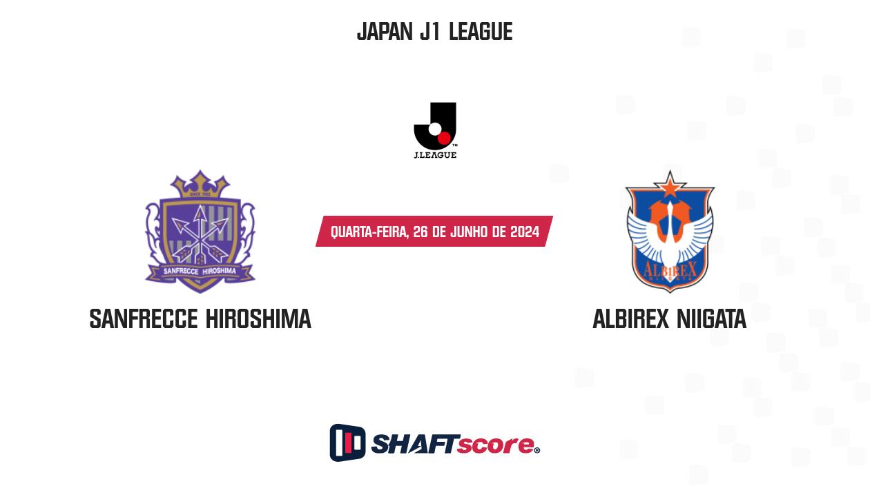 Palpite: Sanfrecce Hiroshima vs Albirex Niigata