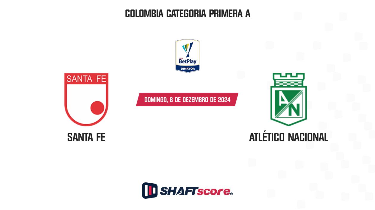 Palpite: Santa Fe vs Atlético Nacional