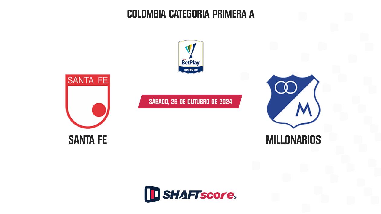 Palpite: Santa Fe vs Millonarios