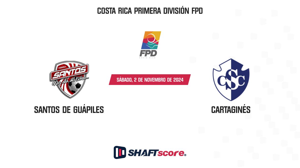 Palpite: Santos de Guápiles vs Cartaginés