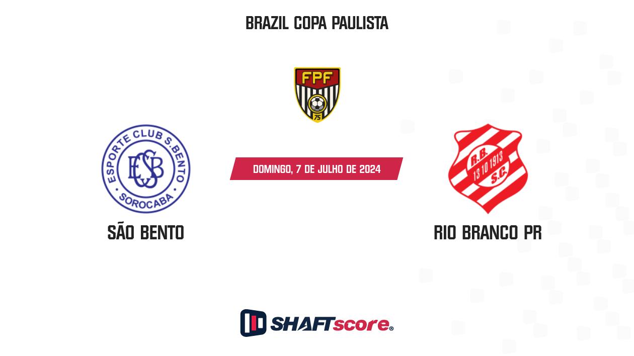 Palpite: São Bento vs Rio Branco PR