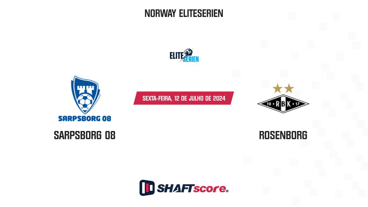 Palpite: Sarpsborg 08 vs Rosenborg