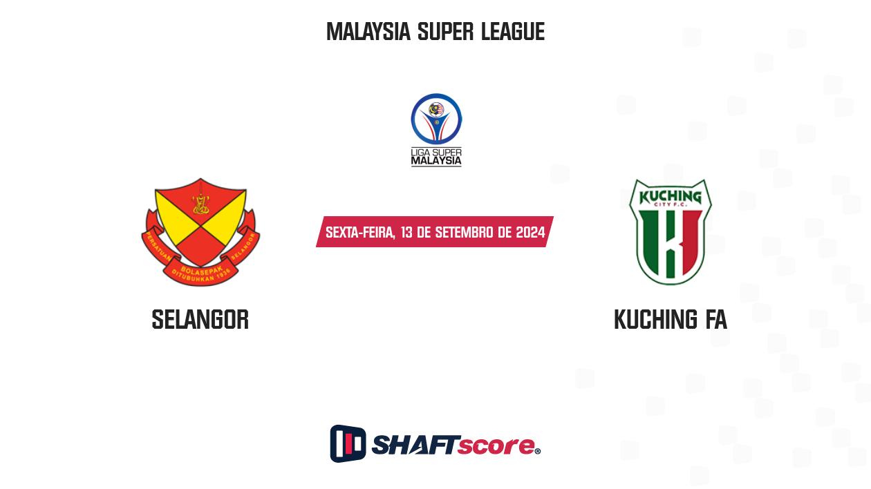 Palpite: Selangor vs Kuching FA