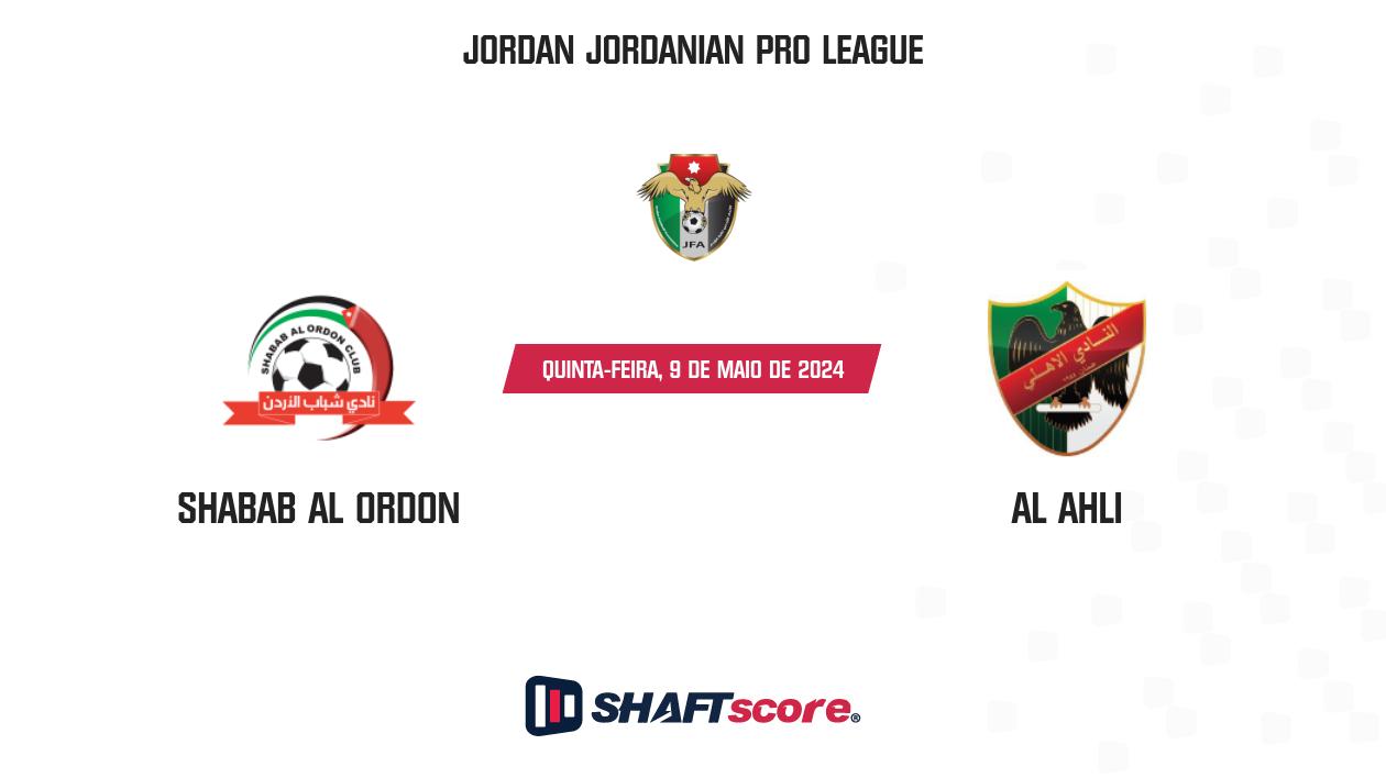 Palpite: Shabab Al Ordon vs Al Ahli