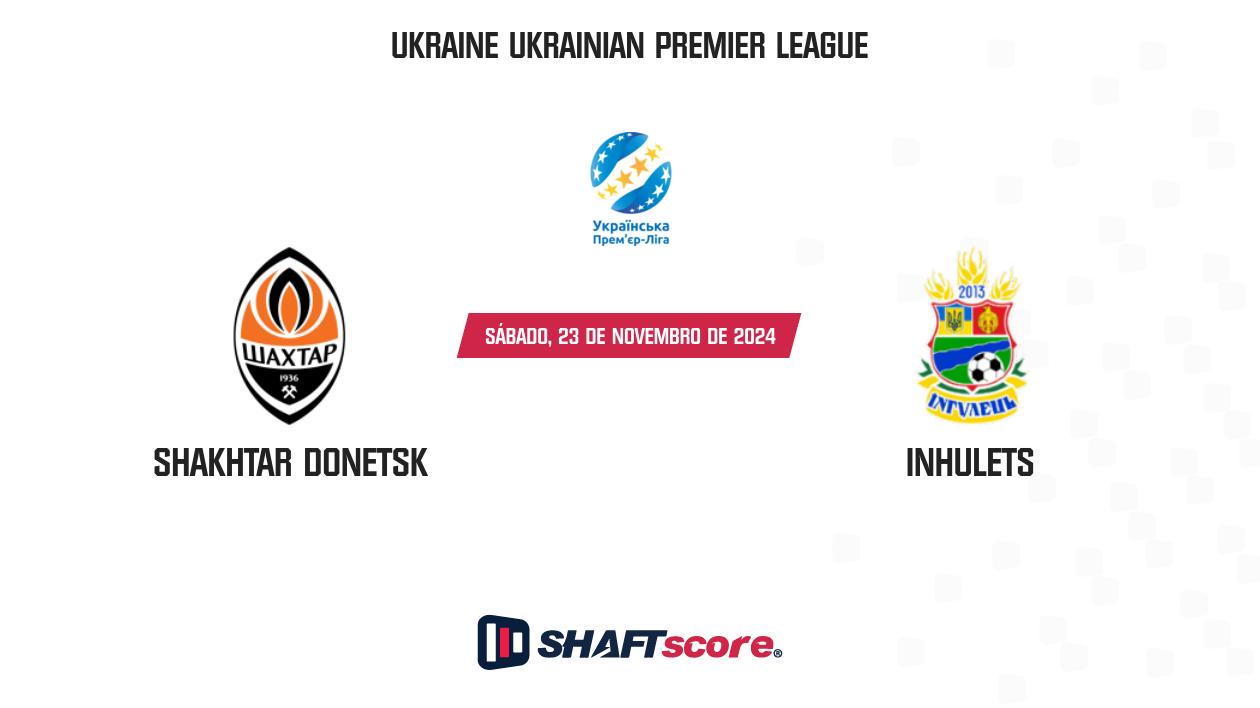 Palpite: Shakhtar Donetsk vs Inhulets