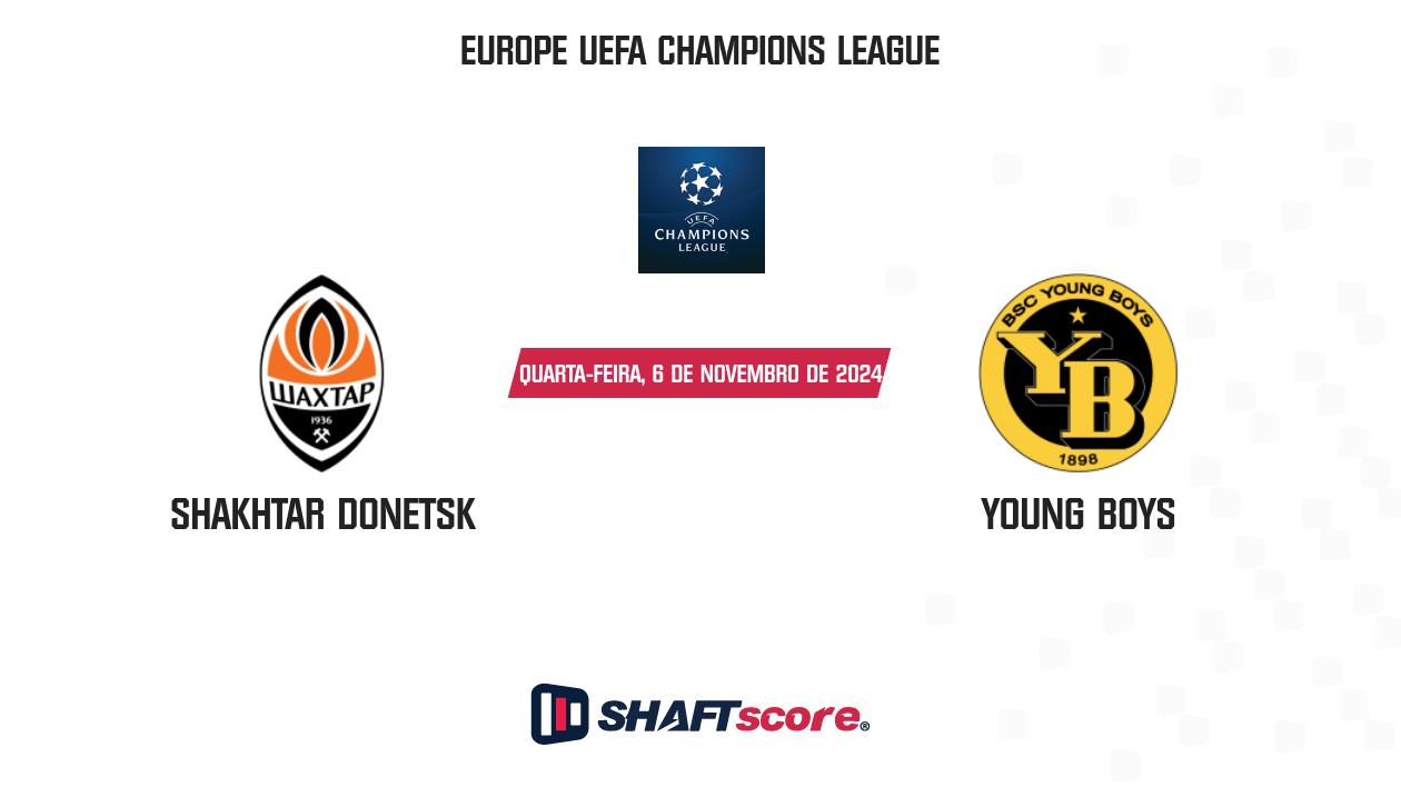 Palpite: Shakhtar Donetsk vs Young Boys