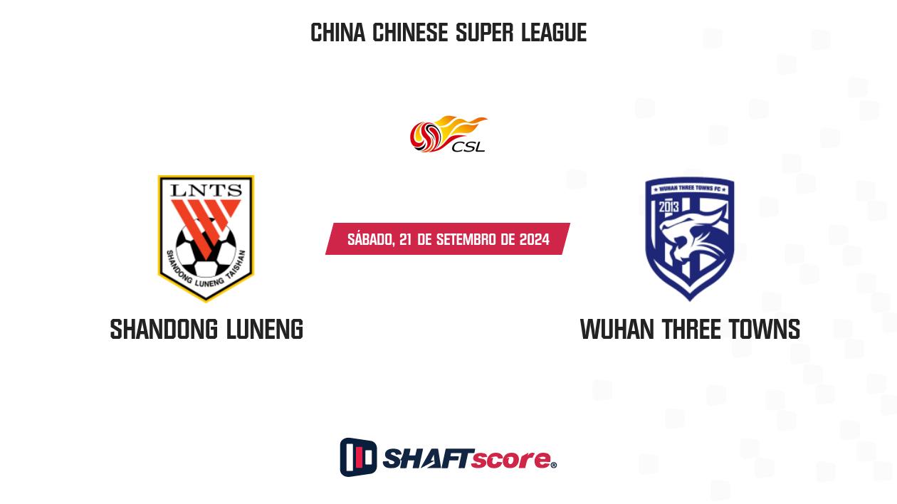 Palpite: Shandong Luneng vs Wuhan Three Towns