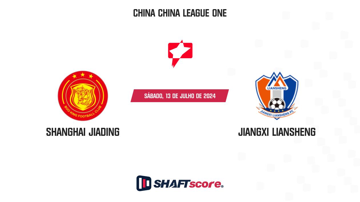 Palpite: Shanghai Jiading vs Jiangxi Liansheng