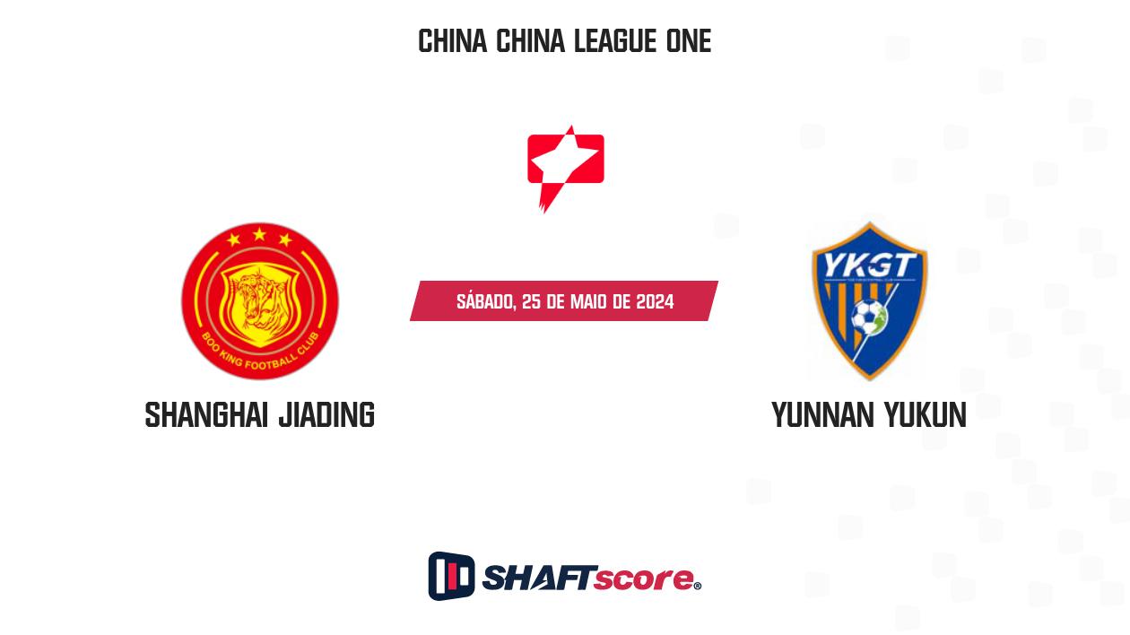 Palpite: Shanghai Jiading vs Yunnan Yukun