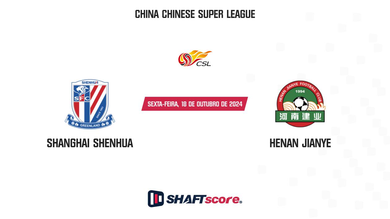 Palpite: Shanghai Shenhua vs Henan Jianye