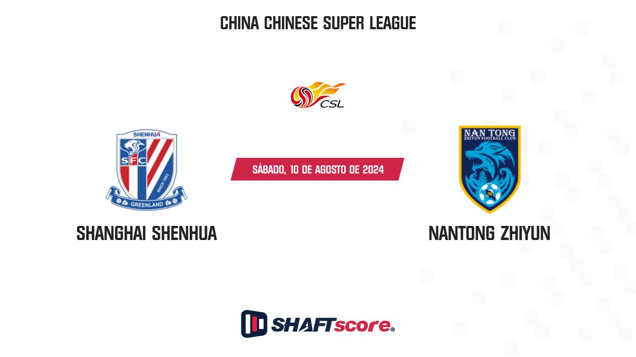 Palpite: Shanghai Shenhua vs Nantong Zhiyun