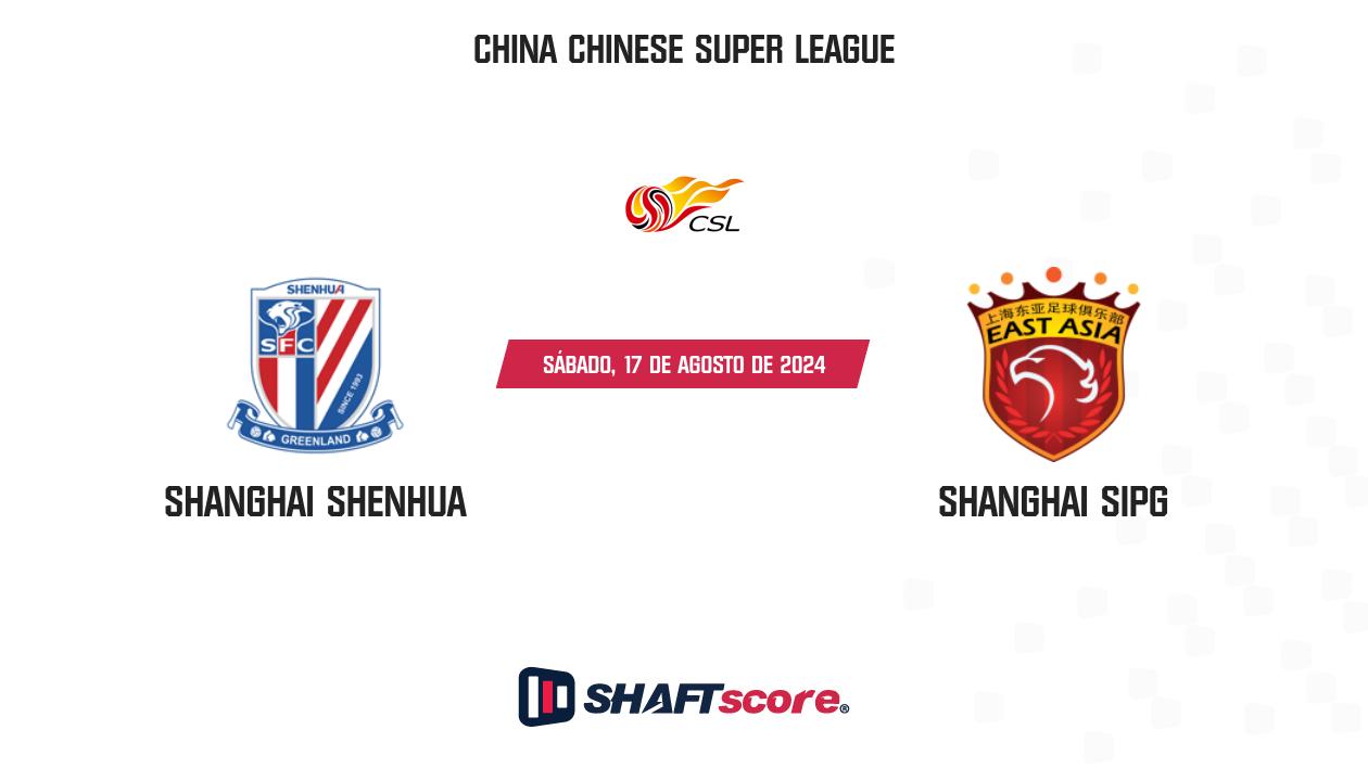 Palpite: Shanghai Shenhua vs Shanghai SIPG