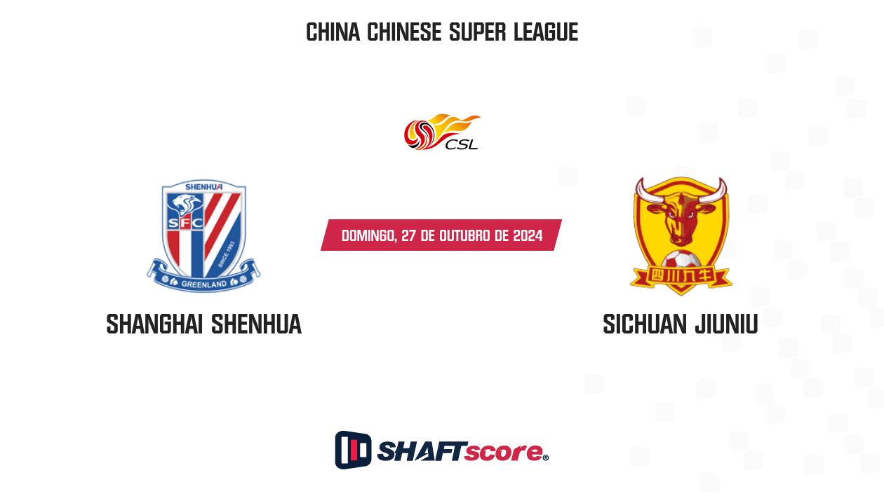 Palpite: Shanghai Shenhua vs Sichuan Jiuniu