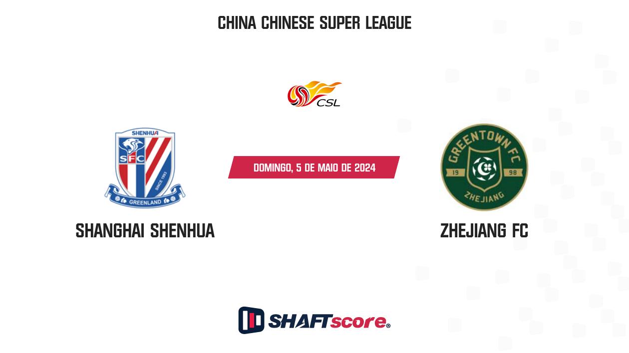 Palpite: Shanghai Shenhua vs Zhejiang FC