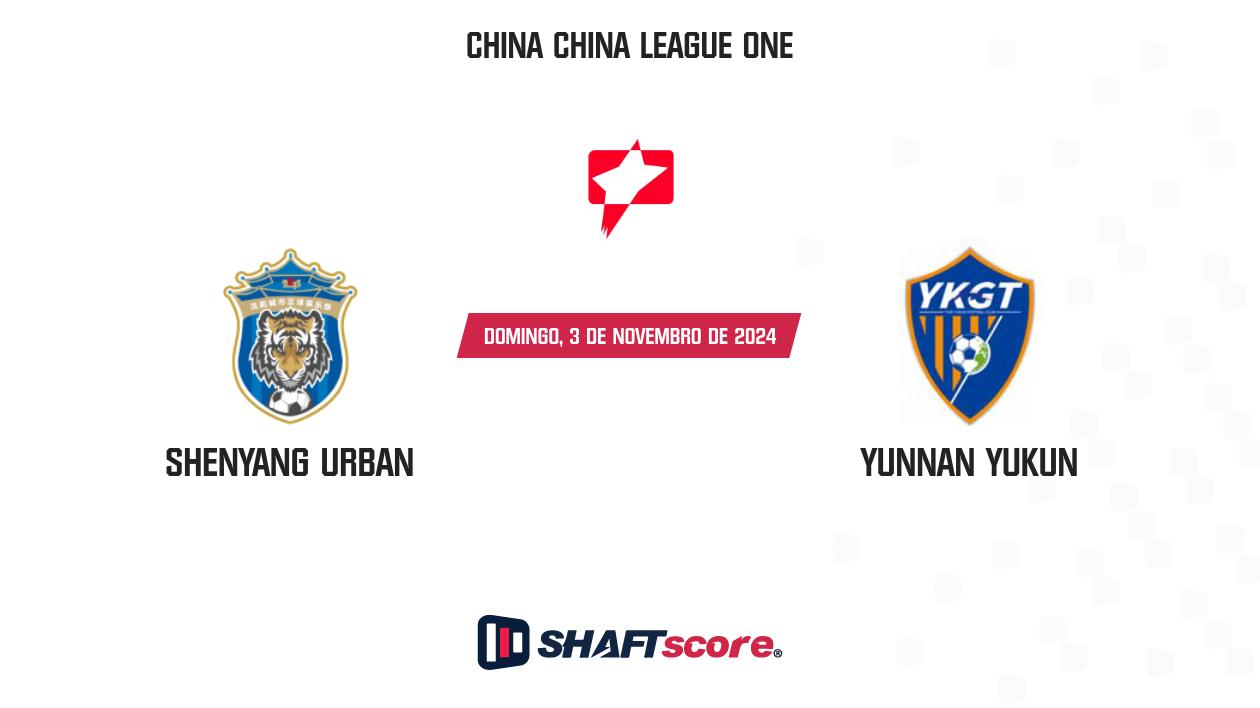 Palpite: Shenyang Urban vs Yunnan Yukun