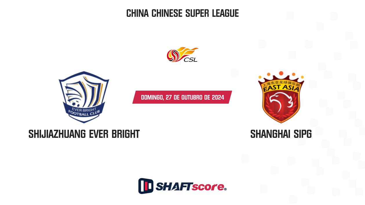 Palpite: Shijiazhuang Ever Bright vs Shanghai SIPG