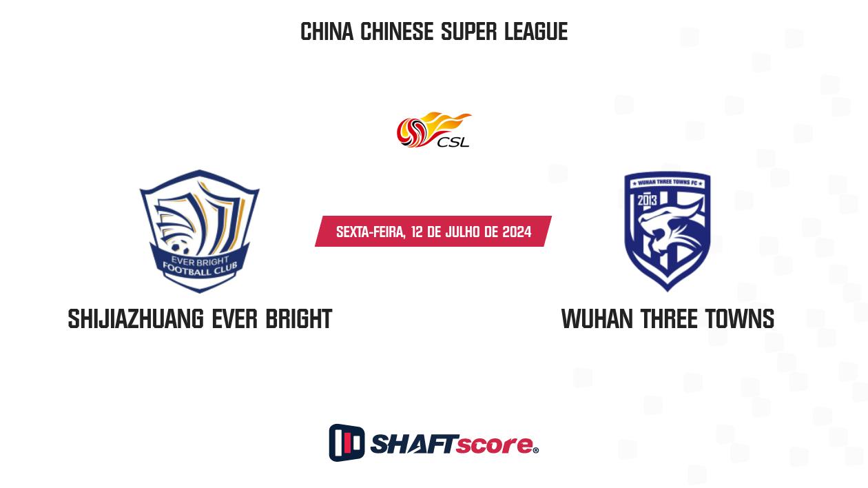 Palpite: Shijiazhuang Ever Bright vs Wuhan Three Towns