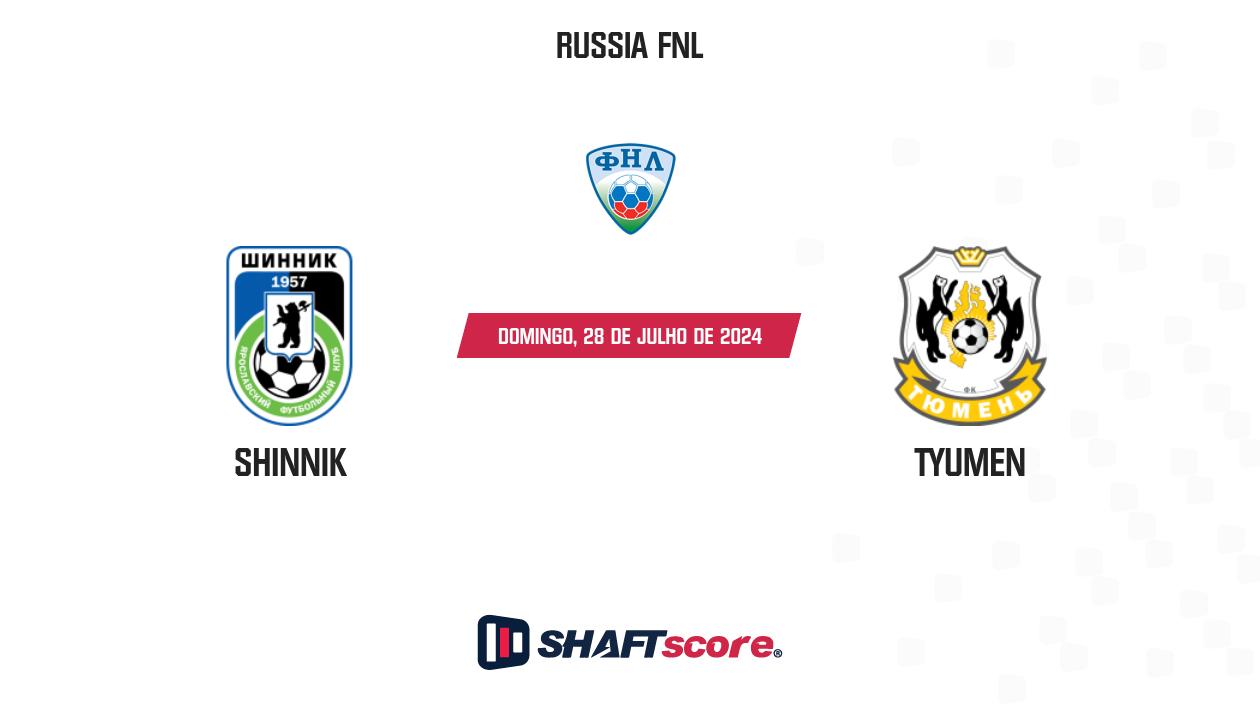 Palpite: Shinnik vs Tyumen