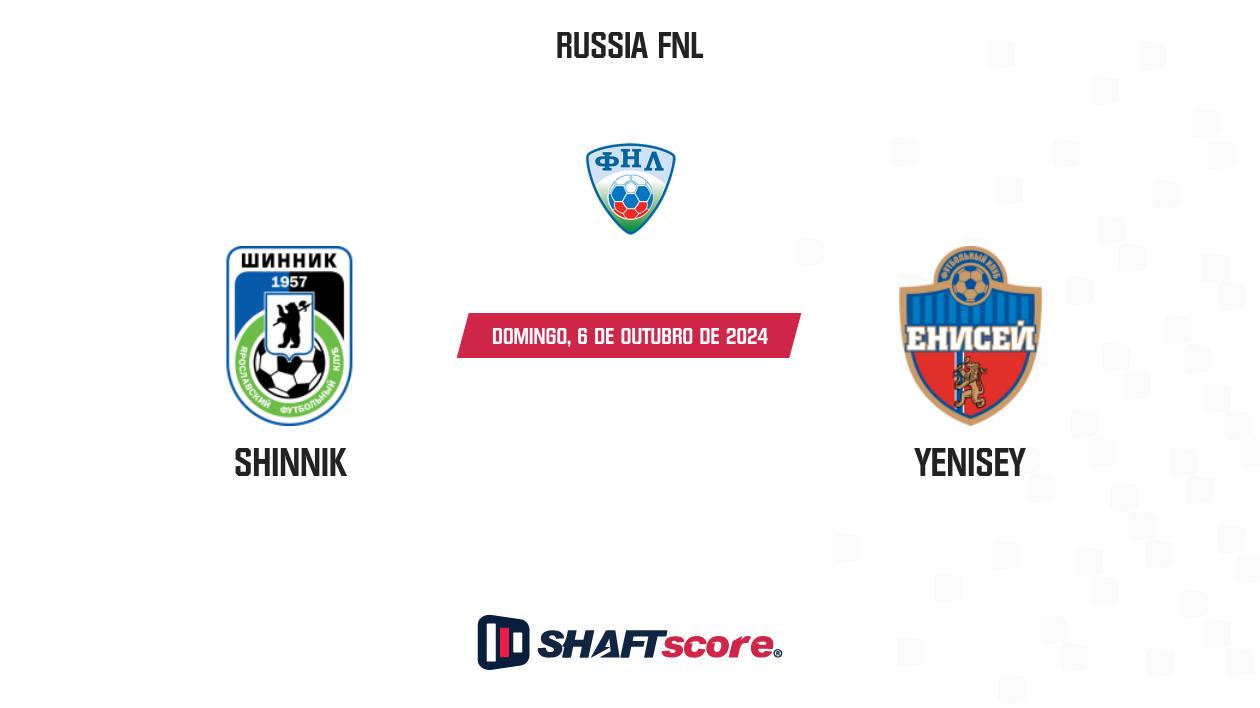 Palpite: Shinnik vs Yenisey