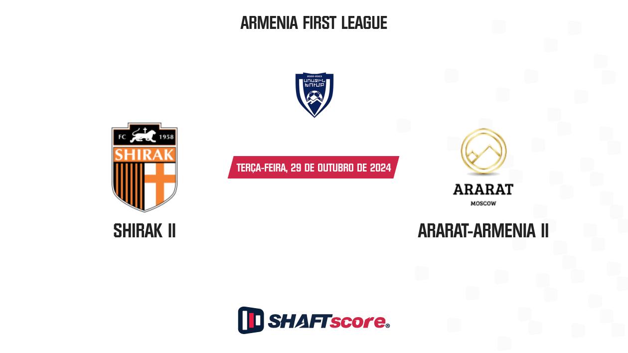 Palpite: Shirak II vs Ararat-Armenia II