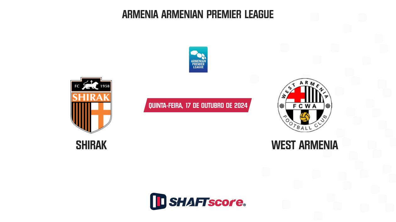 Palpite: Shirak vs West Armenia