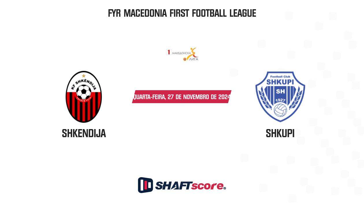 Palpite: Shkendija vs Shkupi