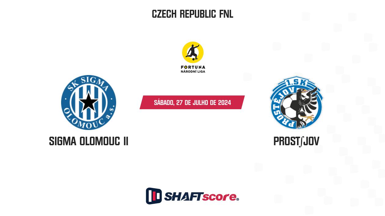 Palpite: Sigma Olomouc II vs Prostějov