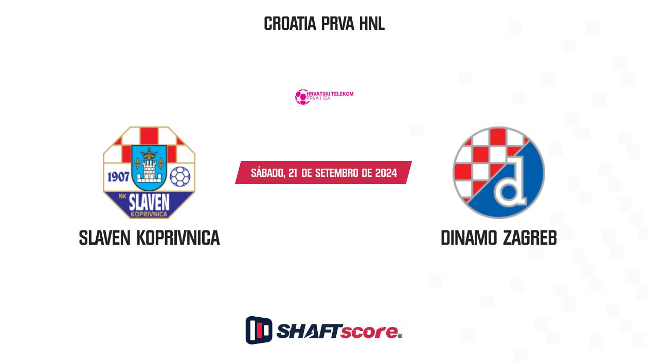 Palpite: Slaven Koprivnica vs Dinamo Zagreb