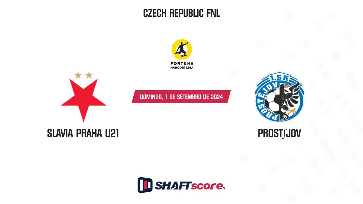 Palpite: Slavia Praha U21 vs Prostějov