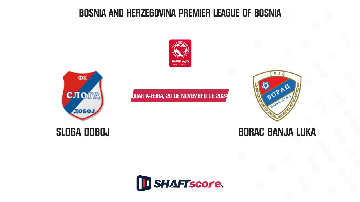 Palpite: Sloga Doboj vs Borac Banja Luka