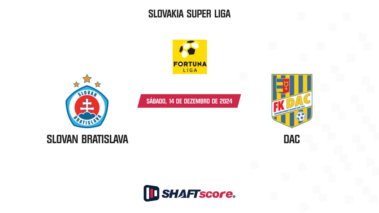 Palpite: Slovan Bratislava vs DAC