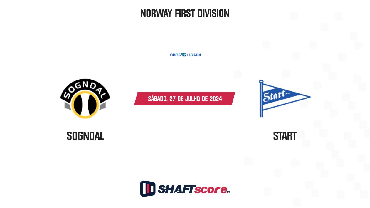 Palpite: Sogndal vs Start