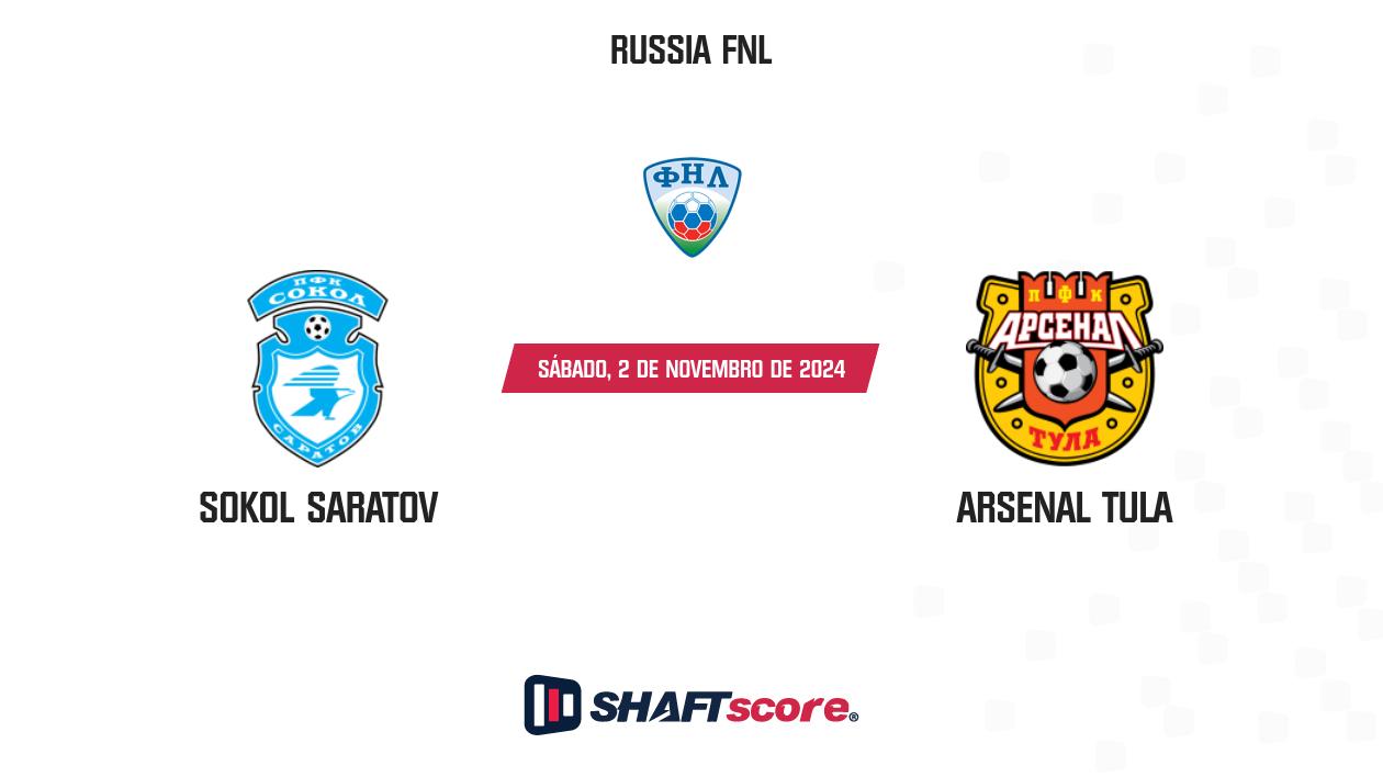 Palpite: Sokol Saratov vs Arsenal Tula