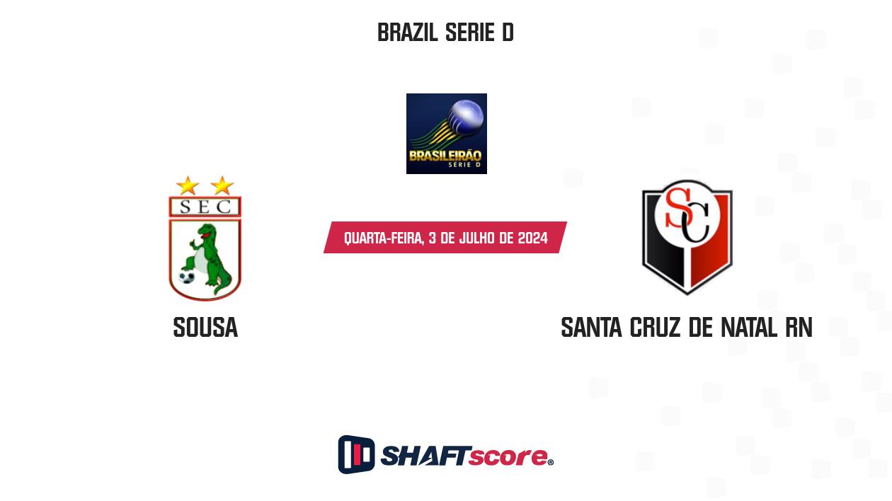 Palpite: Sousa vs Santa Cruz de Natal RN