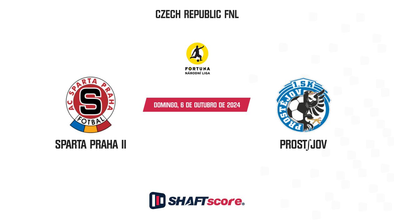 Palpite: Sparta Praha II vs Prostějov